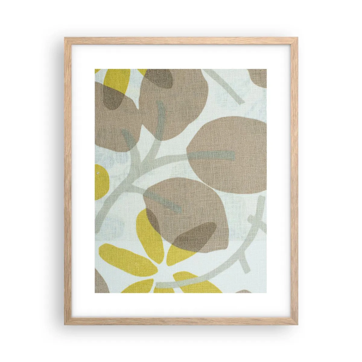 Poster in light oak frame - Composition in Full Sunlight - 40x50 cm