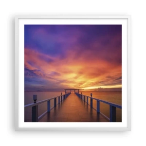 Poster in white frmae - Limitless - 60x60 cm
