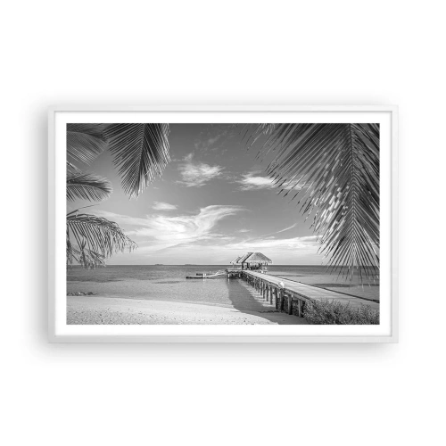 Poster in white frmae - Memory or a Dream? - 91x61 cm