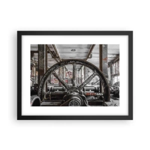 Poster in black frame - Secret Life of a Factory - 40x30 cm