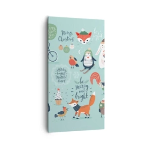 Canvas picture - Let Christmas Last Forever! - 55x100 cm