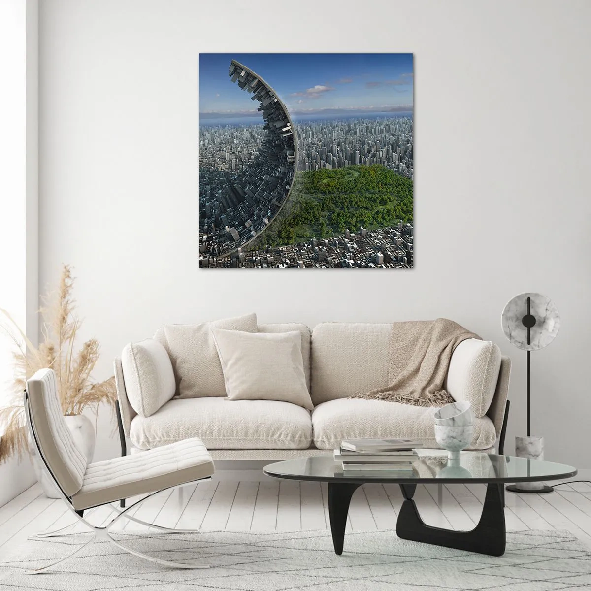 Glass picture - Nature Is Eternal - 60x60 cm