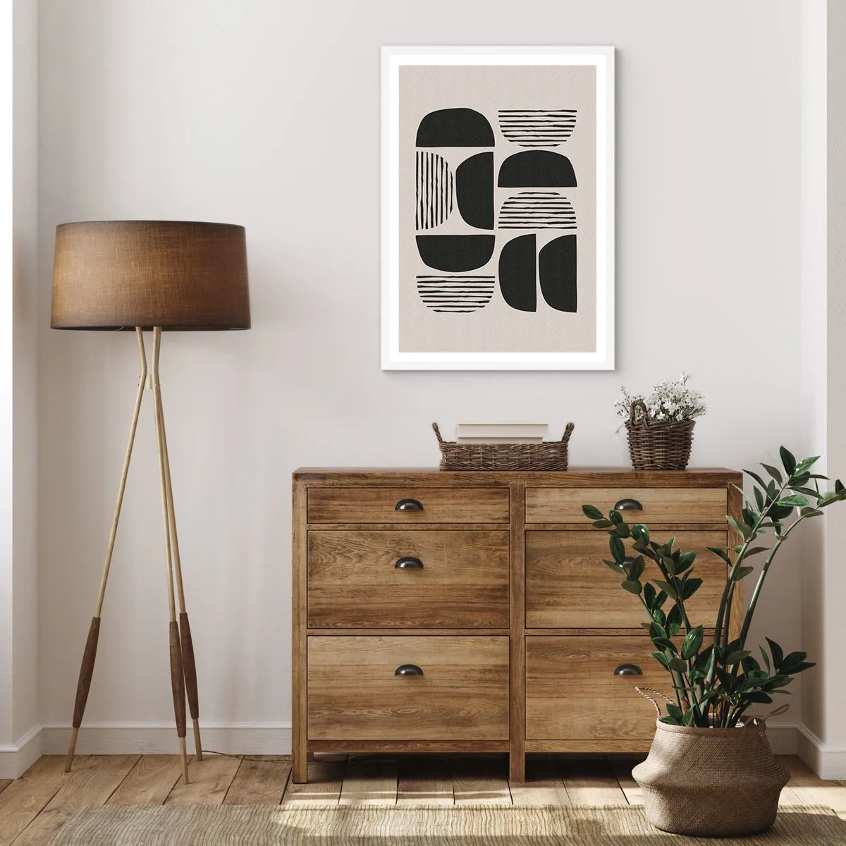 Poster in white frmae - Half-Systems - 50x70 cm