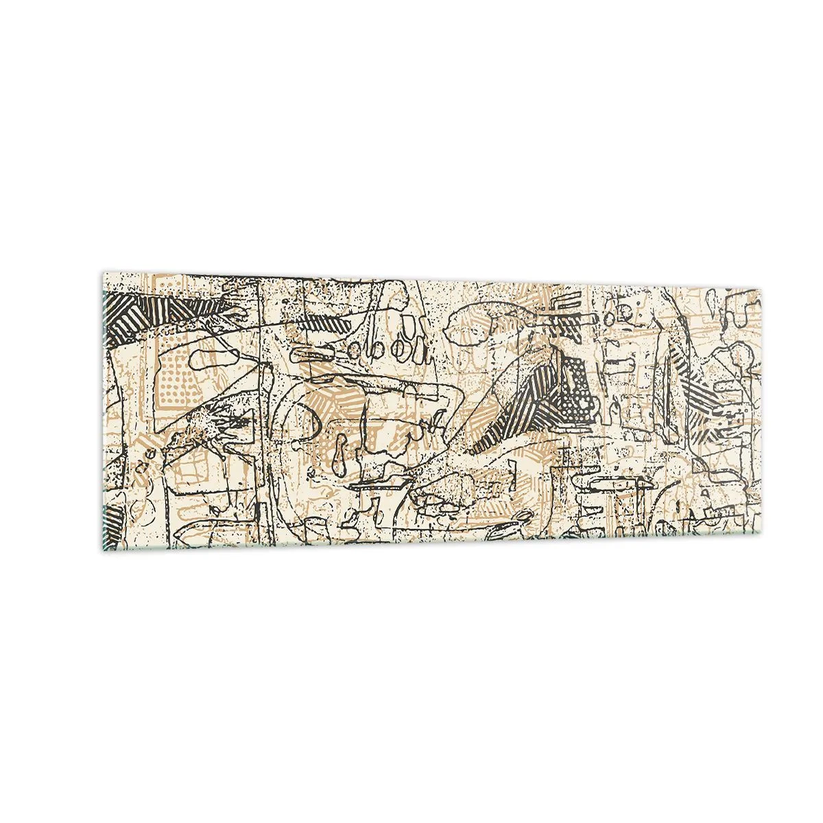 Glass picture - Waiting to Be Decoded - 140x50 cm