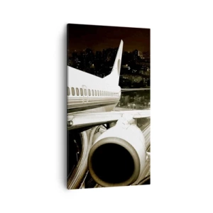 Canvas picture - Flying into the Night - 45x80 cm
