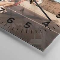 Clock face with numbers