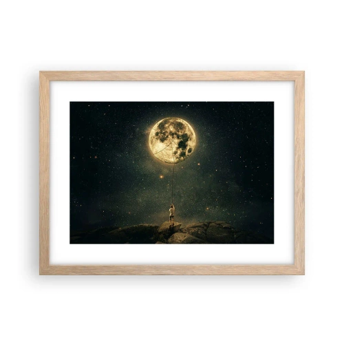 Poster in light oak frame - One that Stole the Moon - 40x30 cm