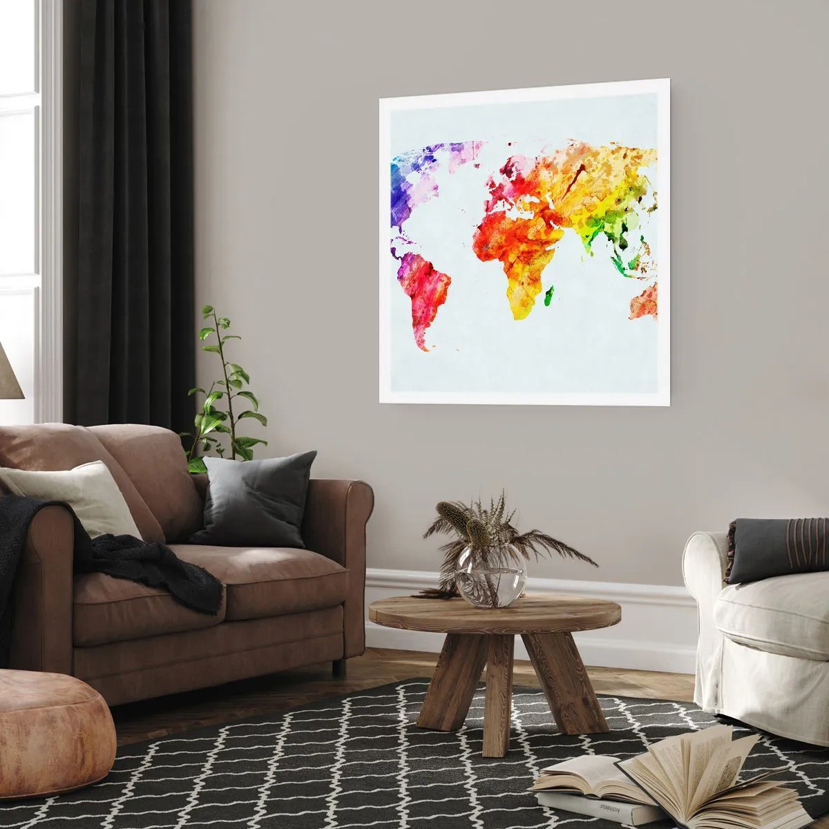 Poster - All Colours of Light - 50x50 cm