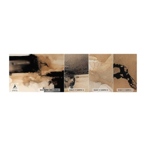Photo Wallpaper Sample Premium Canvas - Intriguing Abstract - Abstraction, Smoke, Minimalistic - 100x30 cm