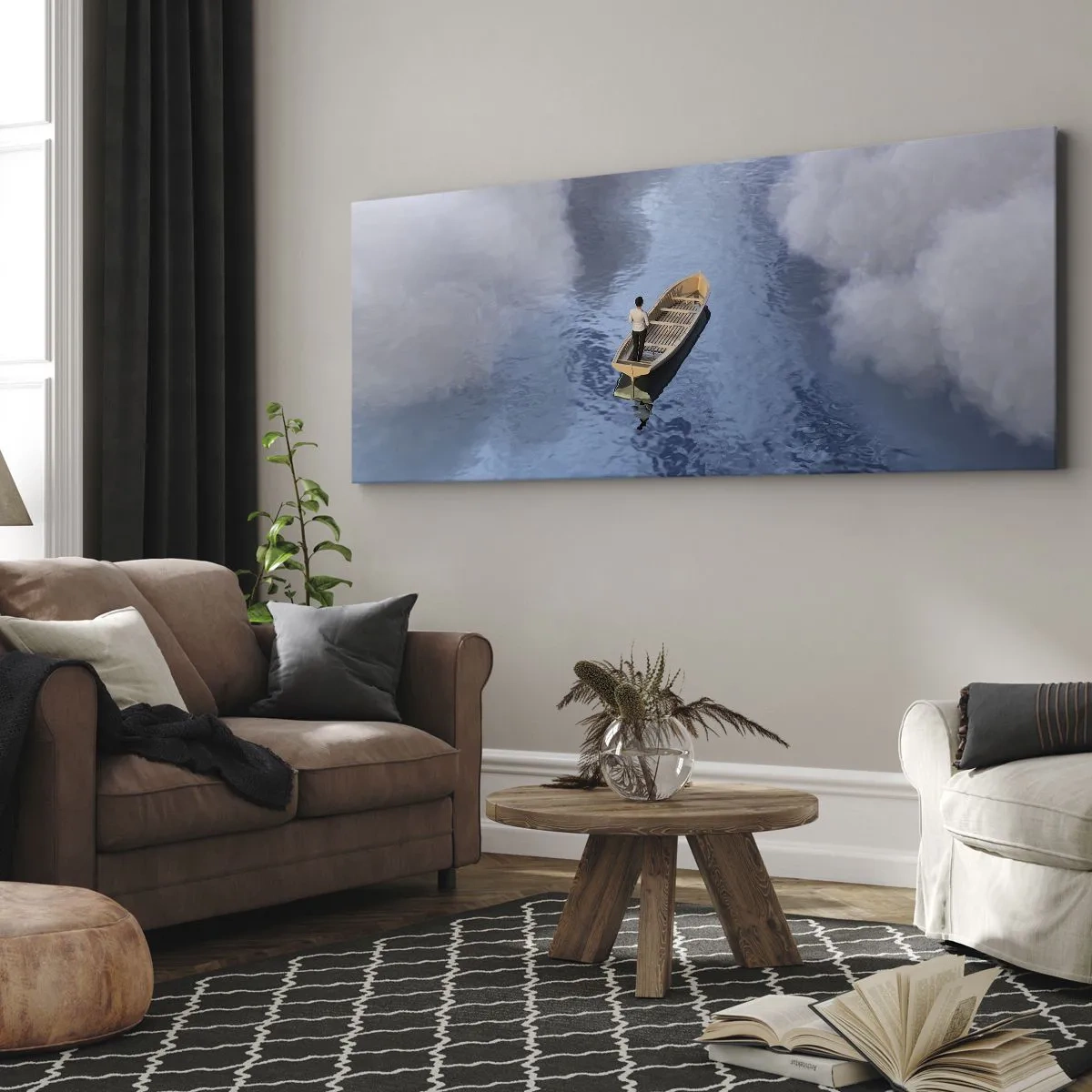 Canvas picture - Life - Travel - Unknown - 90x30 cm