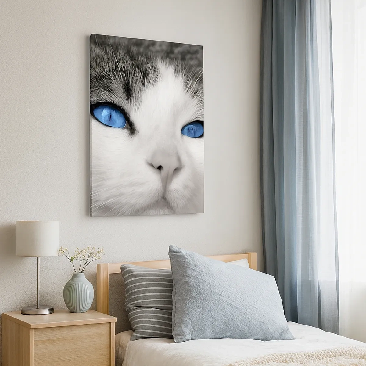 Canvas picture - Extremely Blue-eyed - 50x70 cm