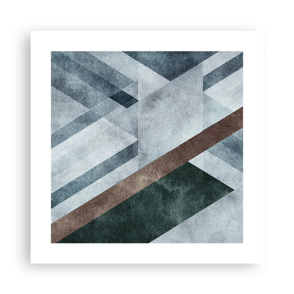 Poster - Refined Elegance of Geometry - 40x40 cm