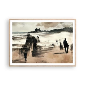 Poster in light oak frame - Summoned - 100x70 cm