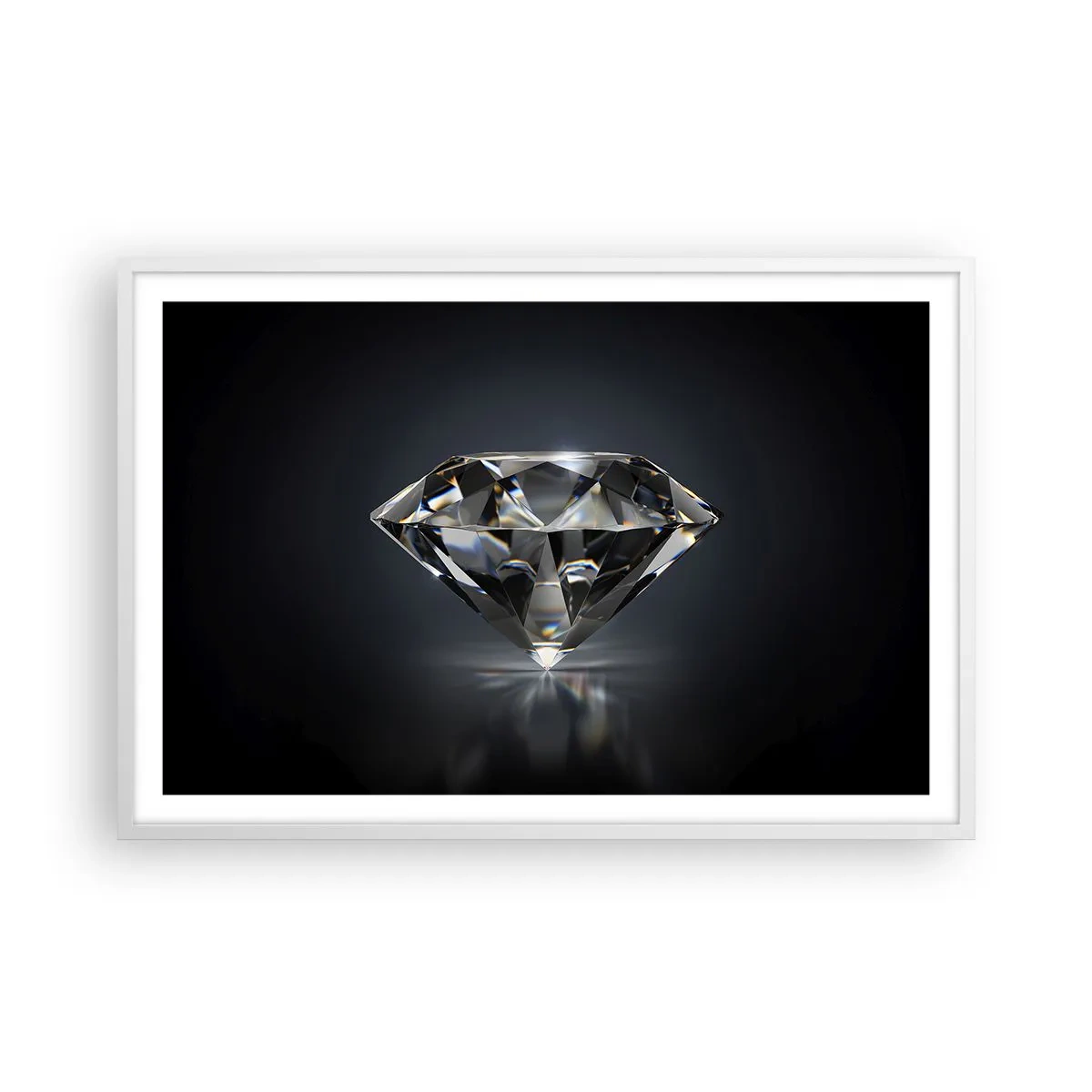 Poster in white frmae - Girls' Best Friend - 91x61 cm