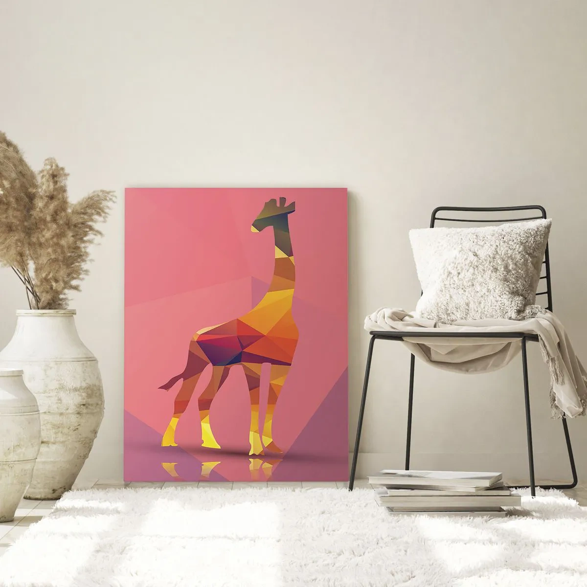 Glass picture - Colours of Savannah - 50x70 cm