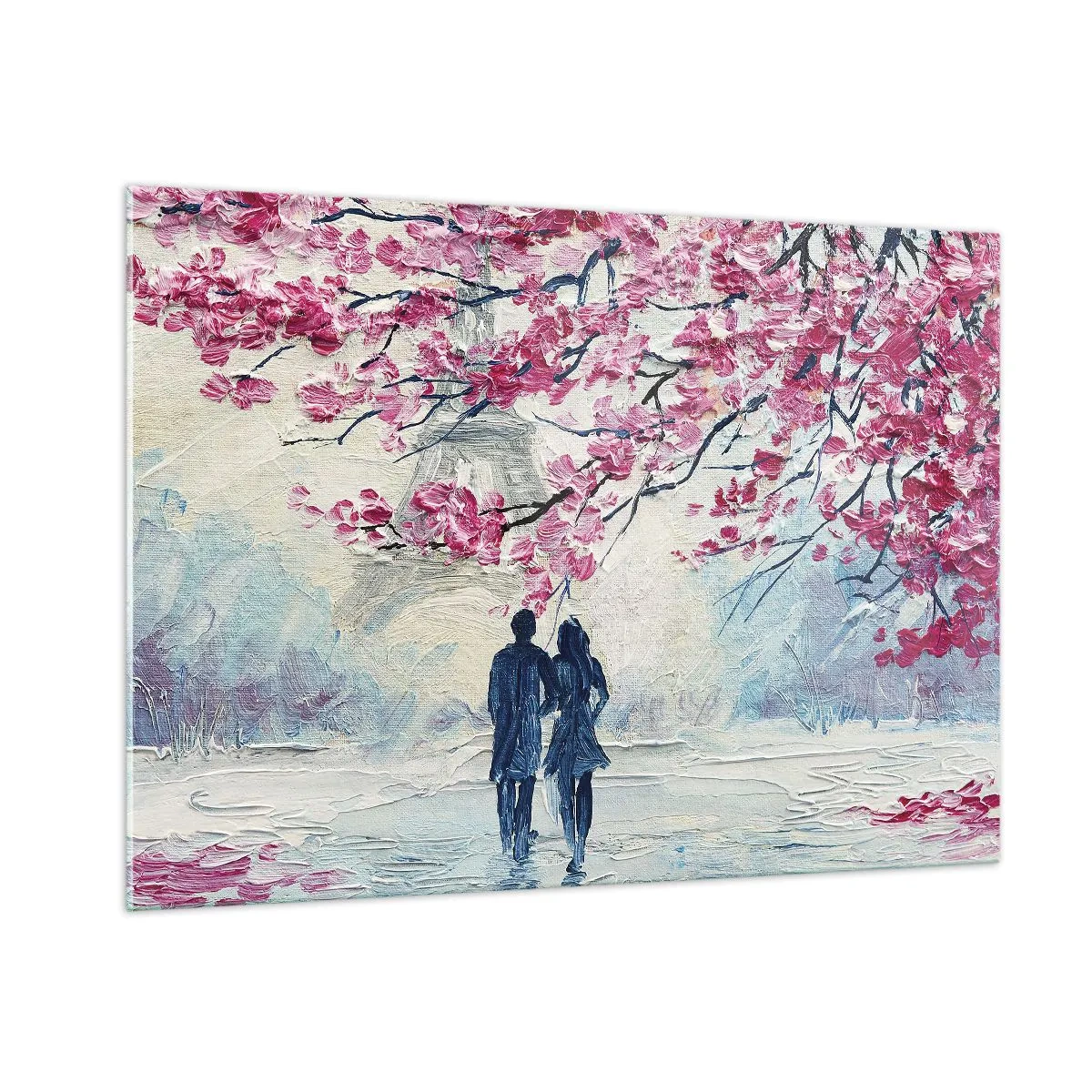 Glass picture - Romantic Walk - 100x70 cm