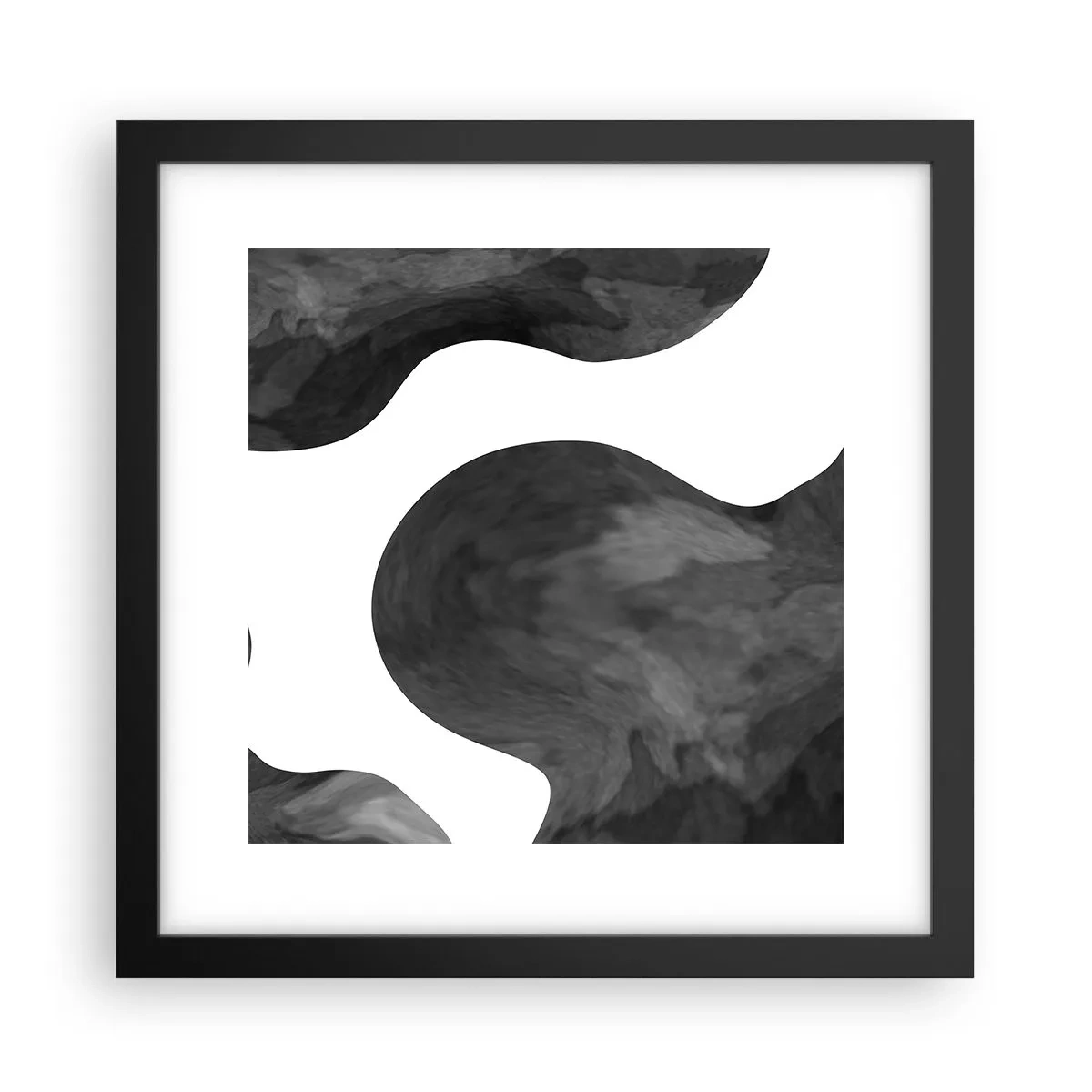 Poster in black frame - Milky Way - 30x30 cm