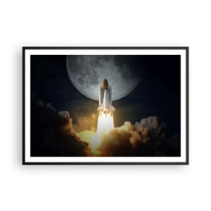 Poster in black frame - Beginning of Unearthly Adventure - 100x70 cm