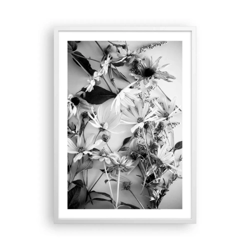 Poster in white frmae - No-Bouquet of Flowers - 50x70 cm