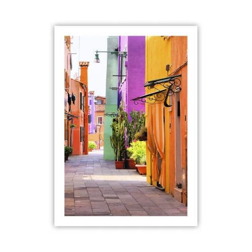 Poster - Rainbow Alley - 50x70 cm