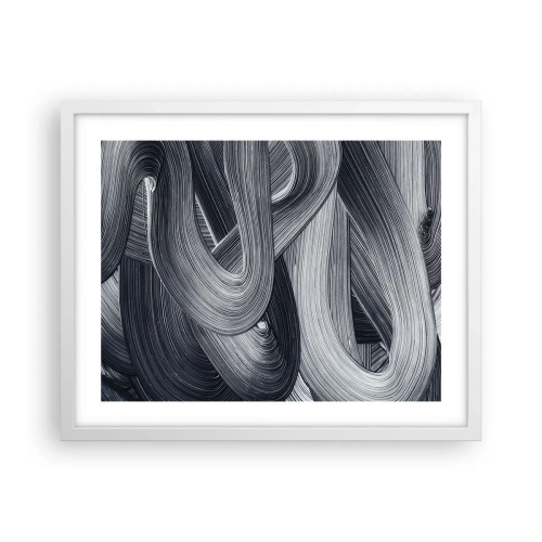 Poster in white frmae - Fluidity of Reality - 50x40 cm