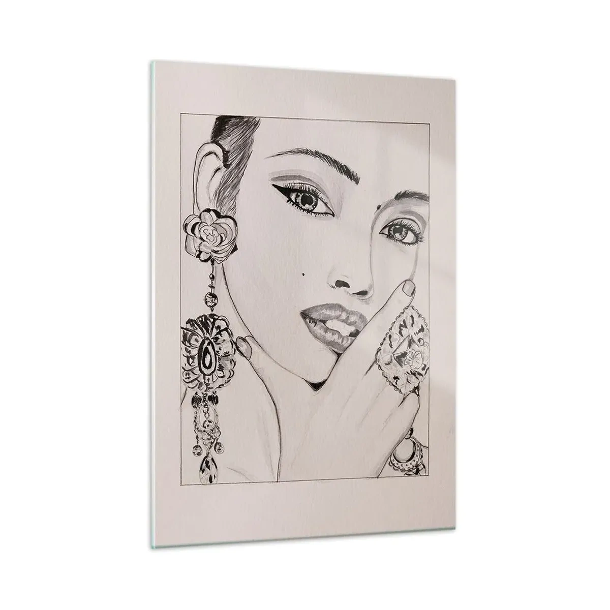 Glass picture - Most Beautiful Gem - 50x70 cm