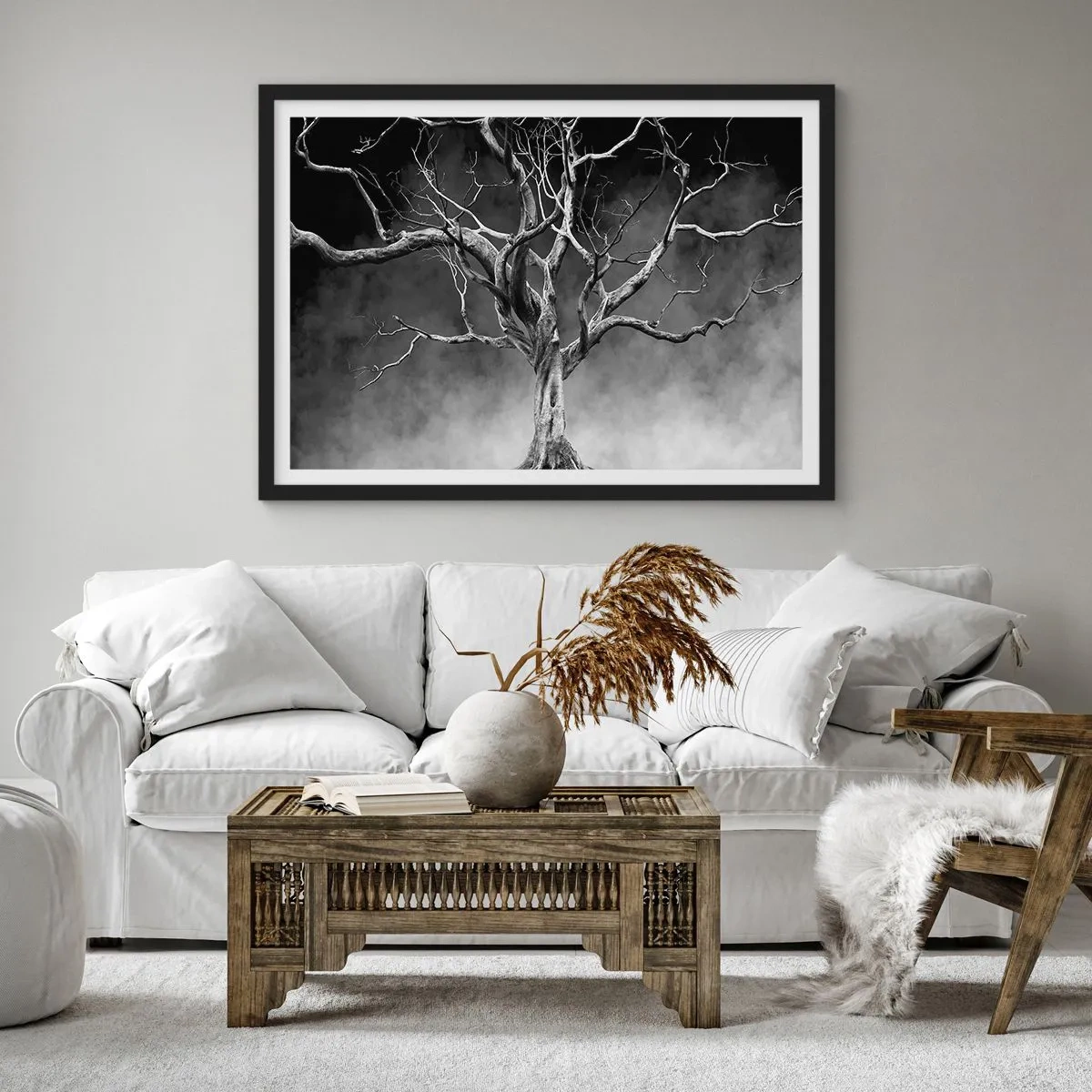 Poster in black frame - Primordial and Sacred - 40x30 cm