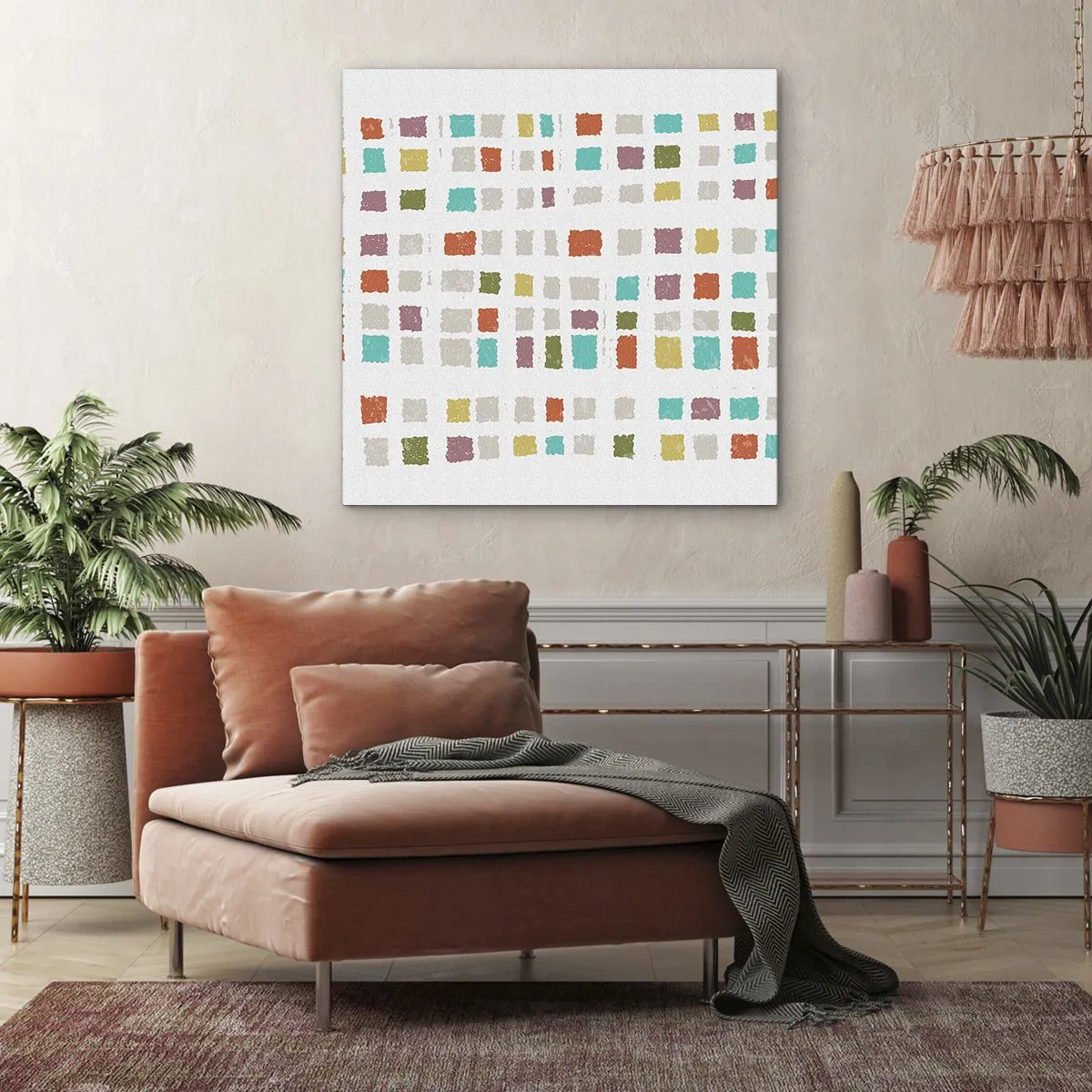 Canvas picture - Unknown Game - 30x30 cm