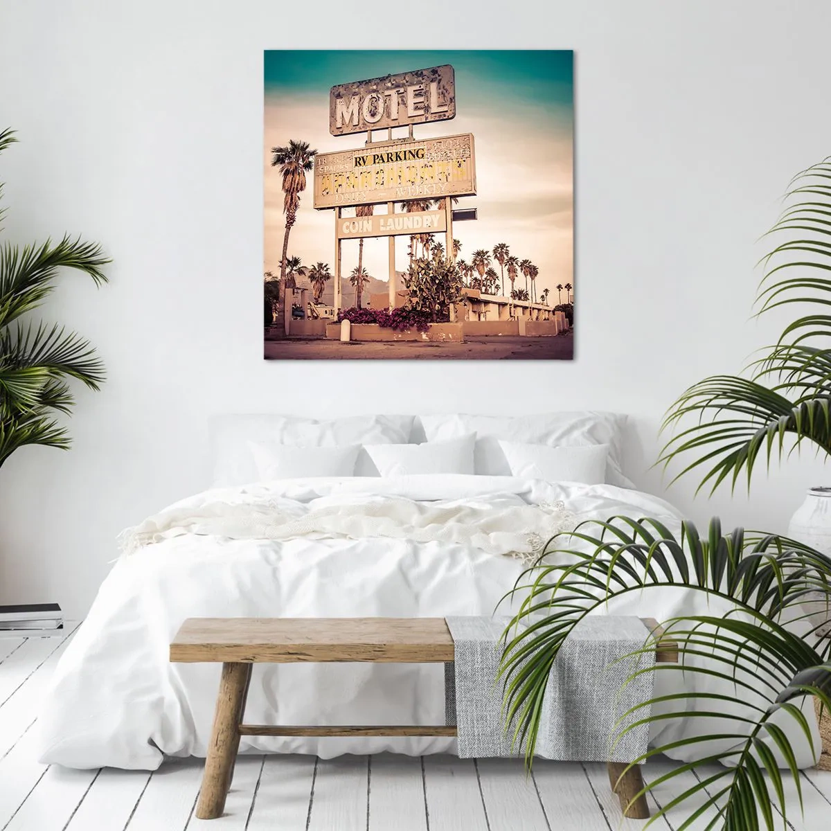 Canvas picture - The Time Stopped Here - 40x40 cm