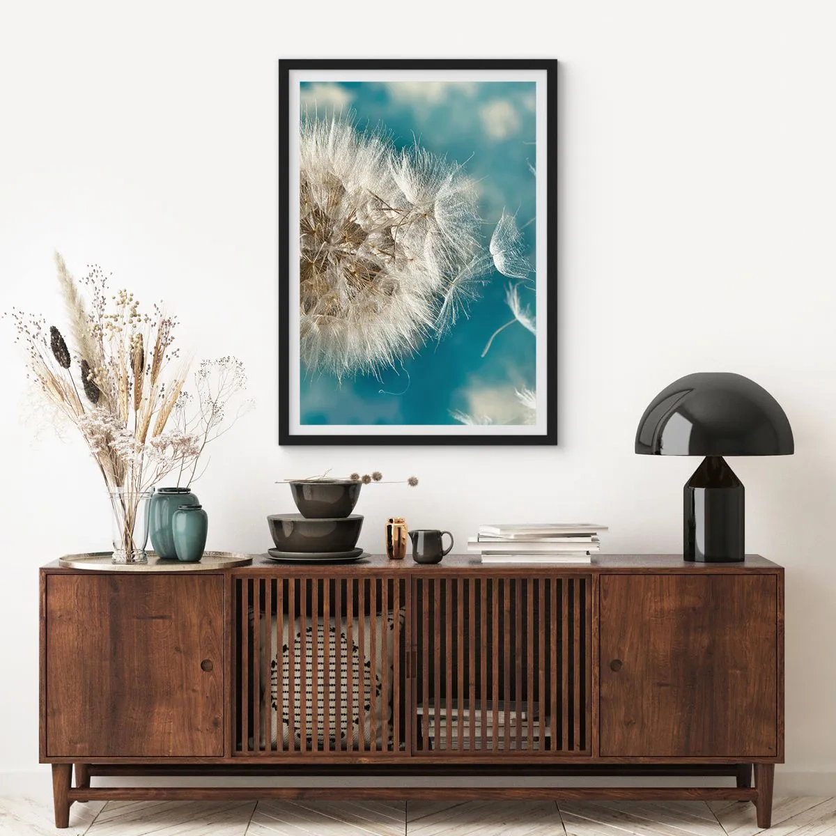Poster in black frame - Breath of an Angel - 40x50 cm