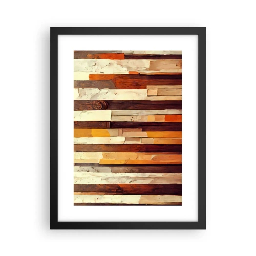 Poster in black frame - Anthem of Forest Birds - 30x40 cm