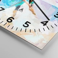 Clock face with numbers
