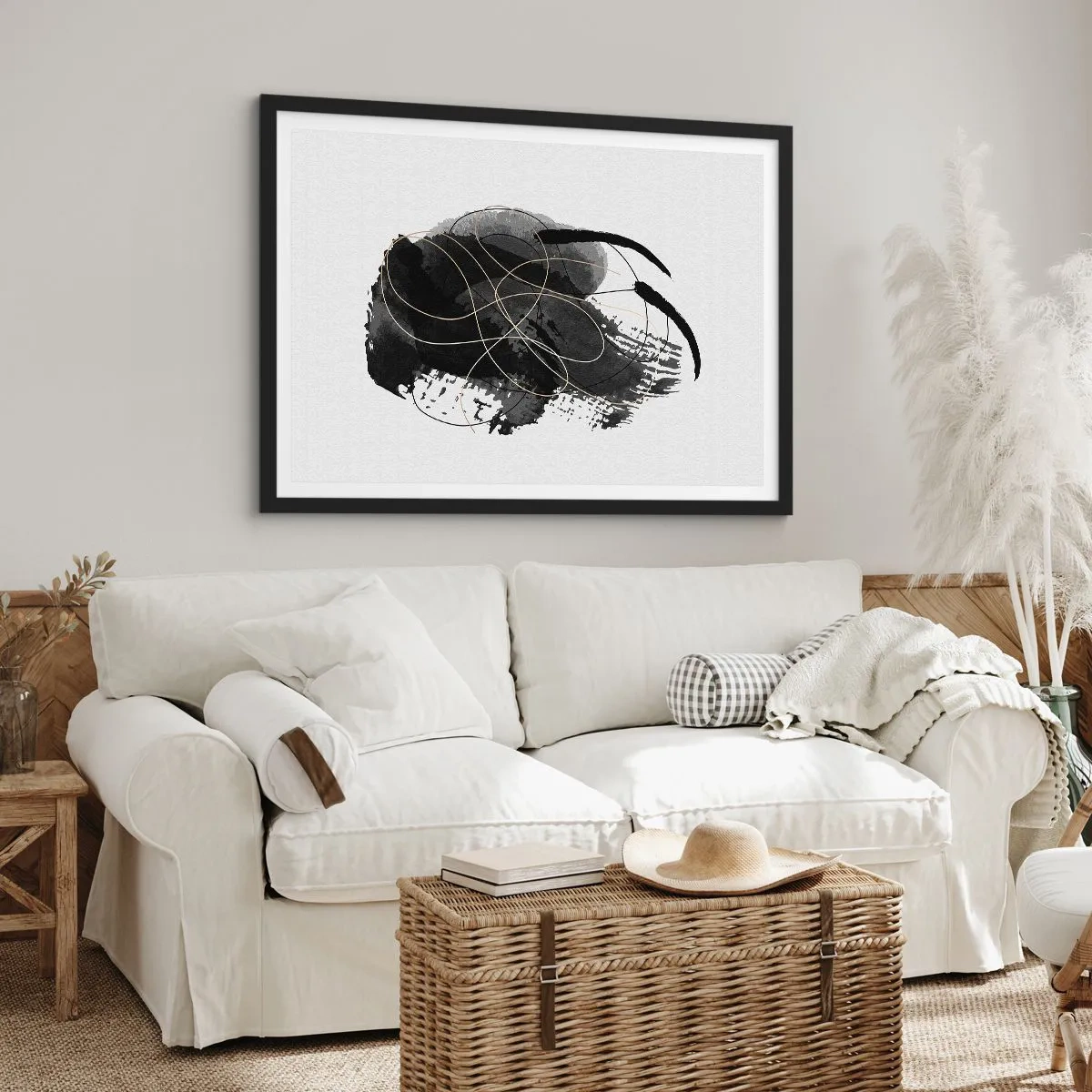 Poster in black frame - Made from Black - 91x61 cm