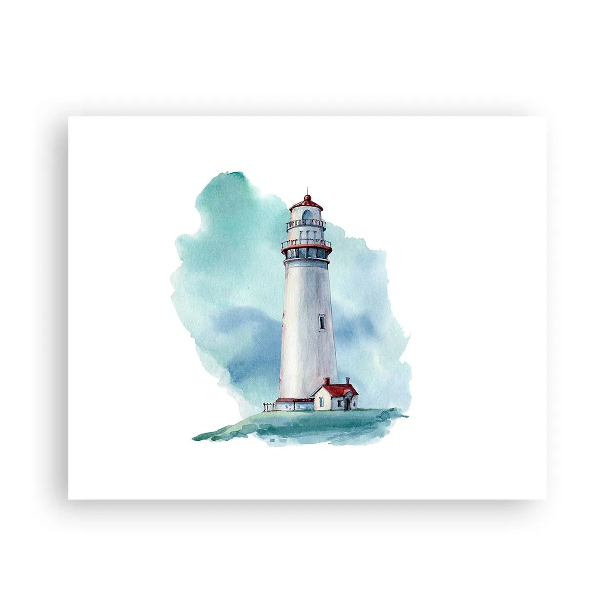Poster - Gentle Sister of Blue - 50x40 cm