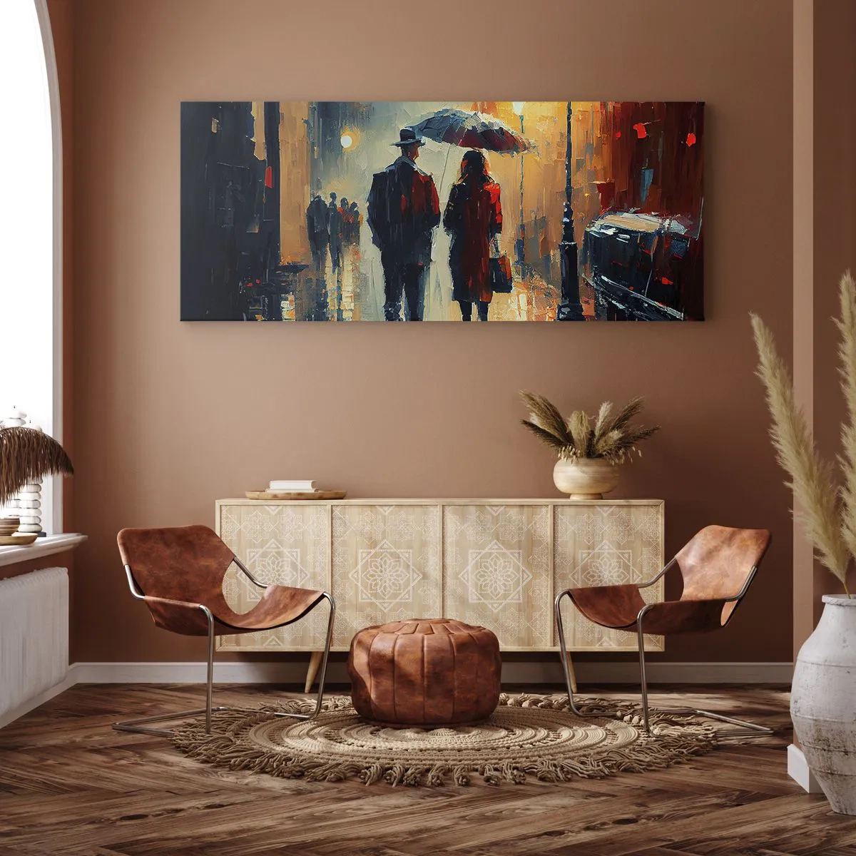 Canvas picture - Urban Love Story - 100x40 cm