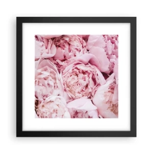 Poster in black frame - Cuddly and Fragrant - 30x30 cm