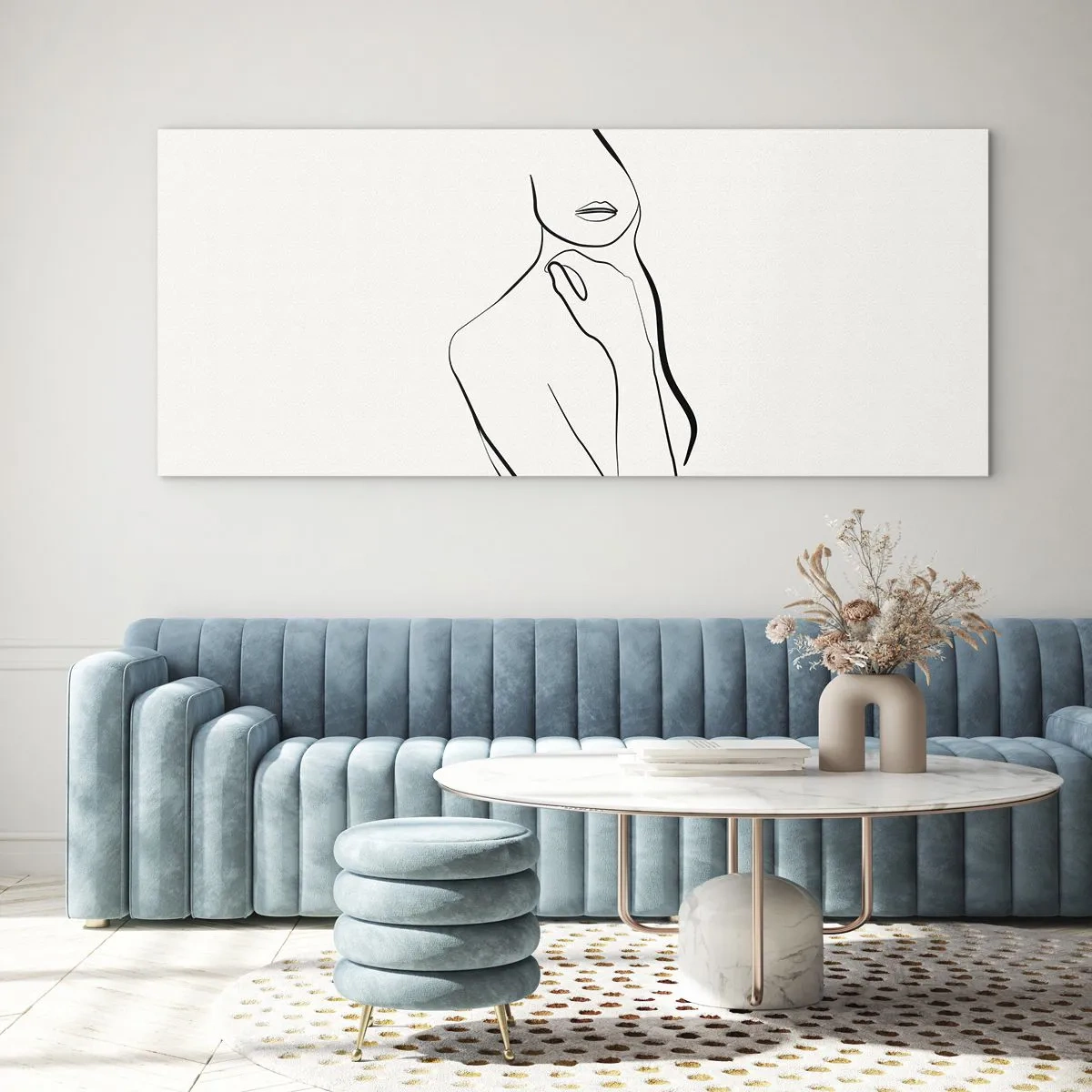 Glass picture - Wave of Melancholy - 120x50 cm