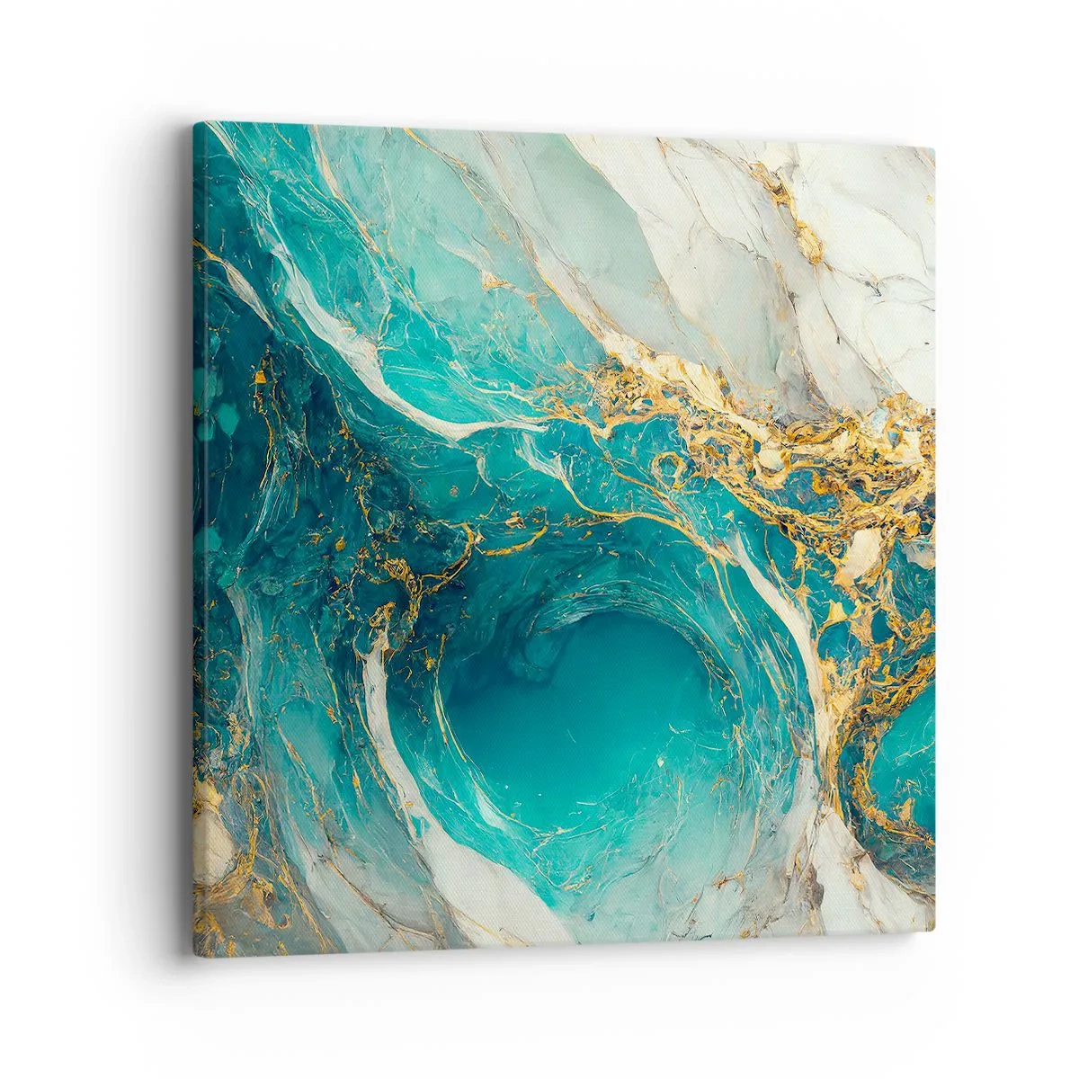 Canvas picture - Composition with Veins of Gold - 40x40 cm
