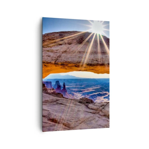 Canvas picture - Through Rocky Gate - 80x120 cm