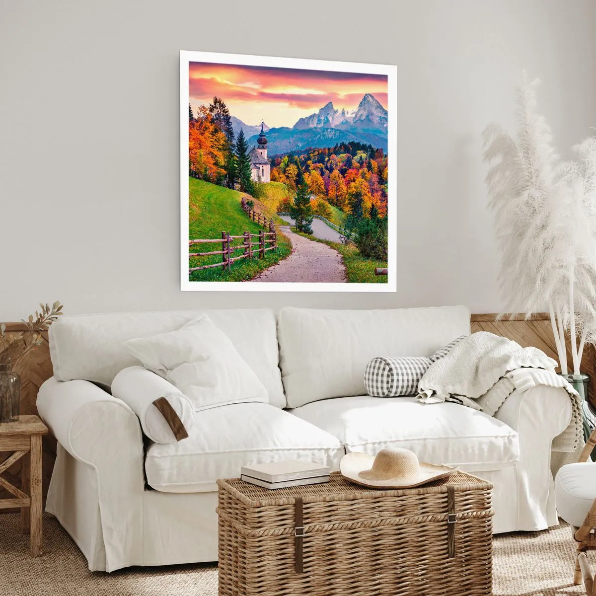 Poster - Landscape Like a Picture - 50x50 cm