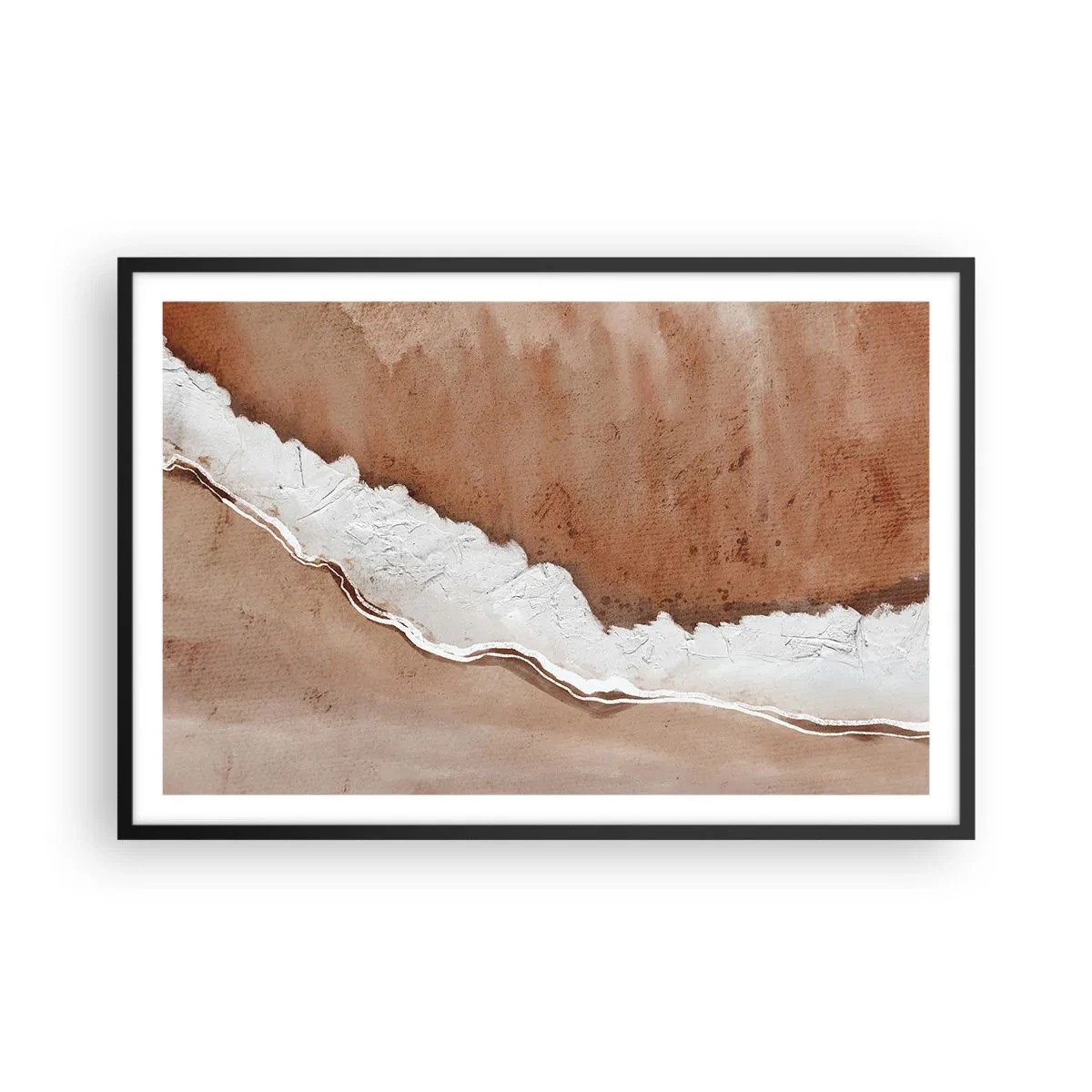 Poster in black frame - Earth Colours - 91x61 cm
