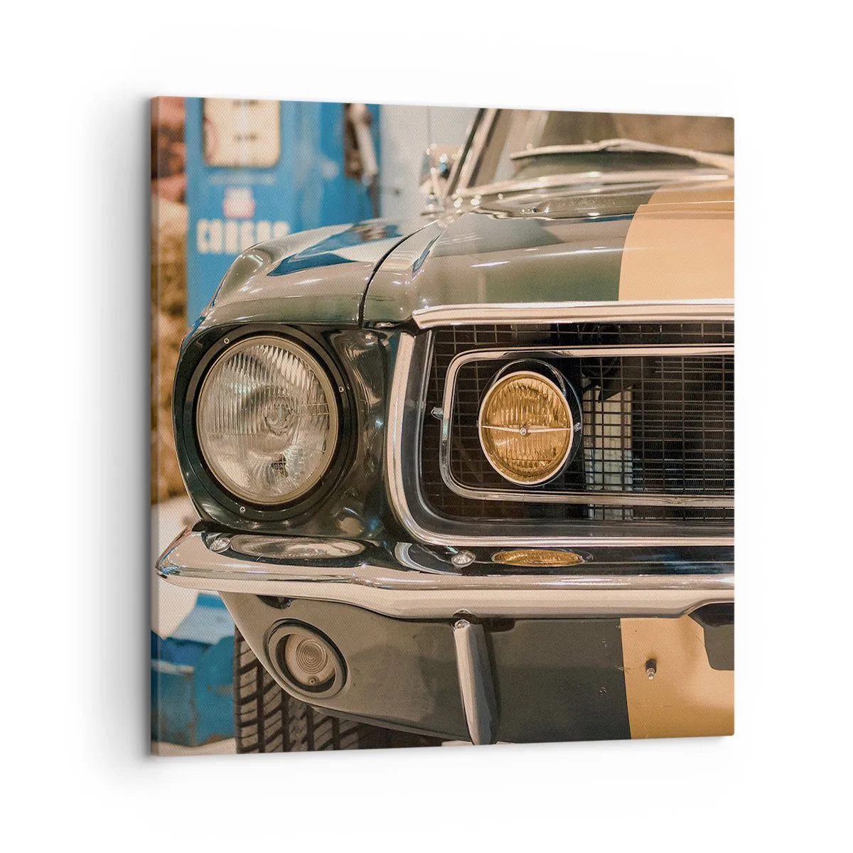 Canvas picture - Encounter with the Legend - 50x50 cm