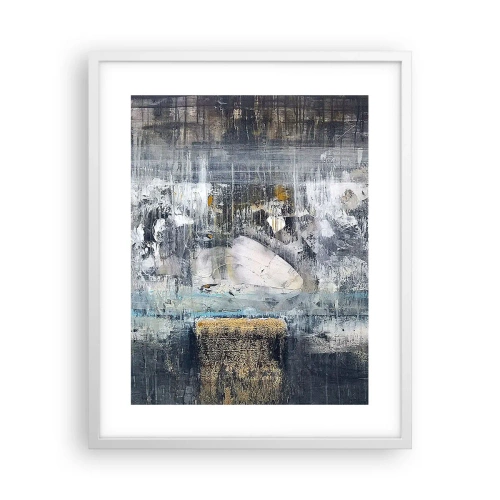 Poster in white frmae - Icy Path - 40x50 cm