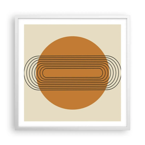 Poster in white frmae - Perfect Plan - 60x60 cm