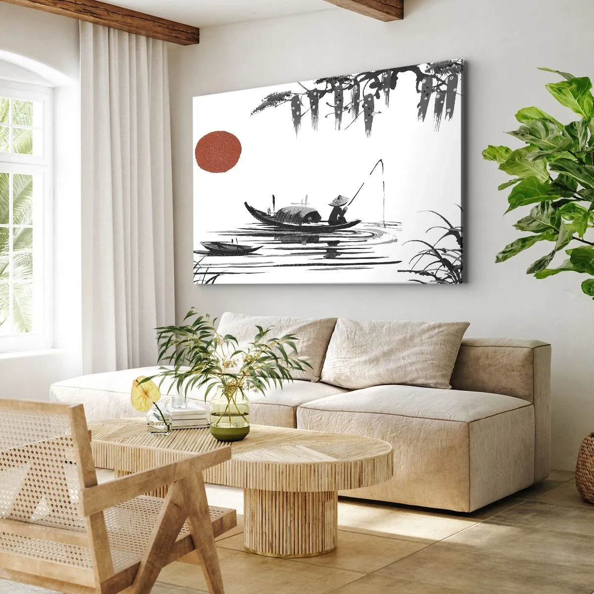Canvas picture - Asian Afternoon - 120x80 cm