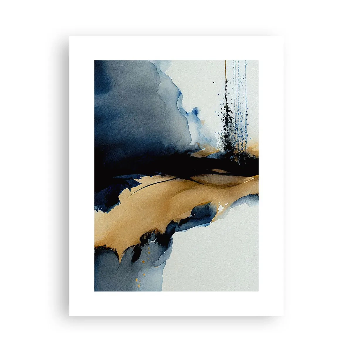 Poster - Behind the Curtain - 30x40 cm