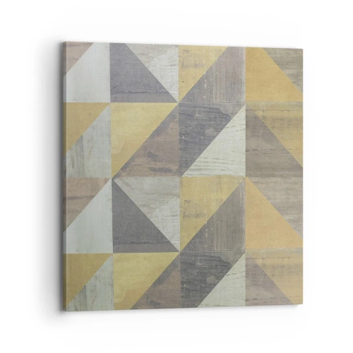 Canvas picture - The Art. of Triangles - 70x70 cm