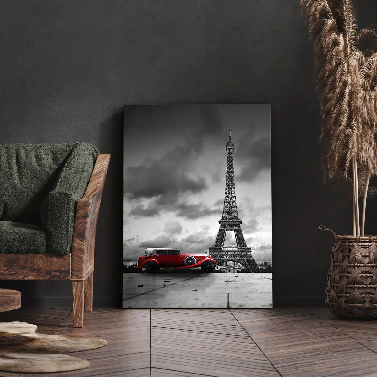 Canvas picture - Not So Long Ago in Paris - 50x70 cm