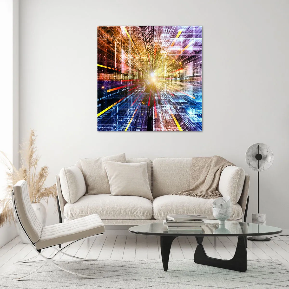 Glass picture - Light Passage - 70x70 cm