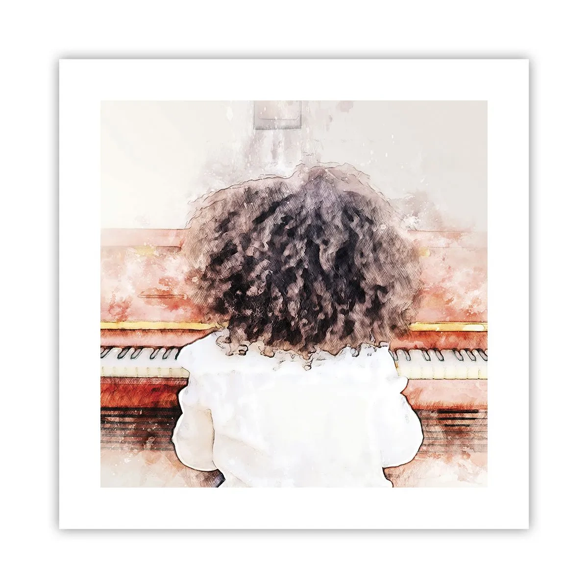 Poster - In a New World - 40x40 cm